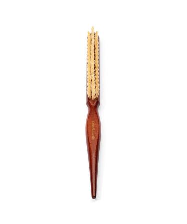 GranNaturals Boar Bristle Teasing Brush - White Bristles - Wooden Handle for Backcombing, Edge Control, and Sleek Hairstyles - Buy Online on GoSupps.com