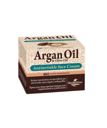 Herbolive Herbolive Argan Anti-Wrinkle Cream for Normal to Dry Skin 50ml