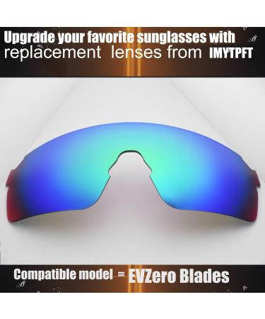 IMYTPFT Compatible Replacement Lenses for Oakley EVZero Blades - Red/Green One Size | International Shipping Available - Buy Online on GoSupps.com