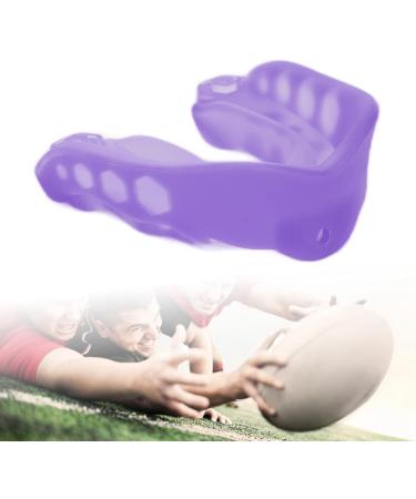 Verdant Touch Sport Mouthguard - Shock Protection for Adults | Flavored Striped Purple Mouthguard for Boxing & Basketball - Buy Online on GoSupps.com