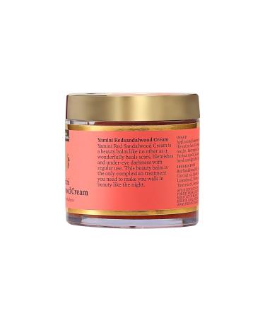 Yamini Red Sandalwood Face Night Cream - Vitamin E & Essential Oils for Flawless Youthful Skin - 75g | International Shipping - Buy Online on GoSupps.com