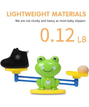 JIASUQI Baby Booties - Soft Winter Boots for Infants | Anti-Skid Newborn Crib Shoes (0-6 Months) | Black - Buy Online on GoSupps.com