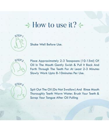 UpOne Whitening Oil Pulling Rinse - 25+ Herb Oil Blend Alcohol-Free Ayurvedic Formula for Teeth Whitening Fresh Mint Flavor Bad Breath Eliminator - 8 fl. oz | Shop Now - Buy Online on GoSupps.com