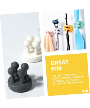 Buy Cabilock 18-Pack Silicone Razor Hook Toothbrush Holders - Durable Stylish and Perfect for Office & Home - Buy Online on GoSupps.com
