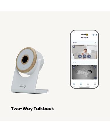 Safety 1st Connected WiFi Baby Monitor | 1080p HD Camera | Motion & Sound Notifications | Encrypted Livestream | Advanced Night Vision | iOS & Android Compatible - Buy Online on GoSupps.com