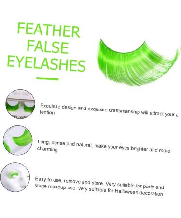 minkissy 15 Pairs Halloween Extra Long False Eyelashes Long Eyelashes Colored Fake Eyelashes Exaggerated Fake Eyelashes Goth Masquerade Party Eyelashes Chemical Fiber 3d Modeling - Buy Online on GoSupps.com