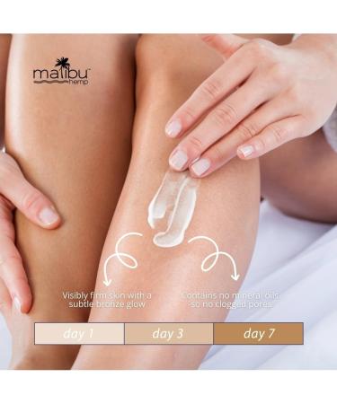 Malibu Tan Hemp Golden Glow Skin Firming Lotion Medium Deep 18 fl oz (530 ml) - 1-PACK 18 Fl Oz (Pack of 1) - Buy Online on GoSupps.com