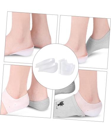 FRCOLOR Heel Cover Set - White Formal Wear Protection Pad for Men | 9.4x6.2x3cm - International Shipping - Buy Online on GoSupps.com