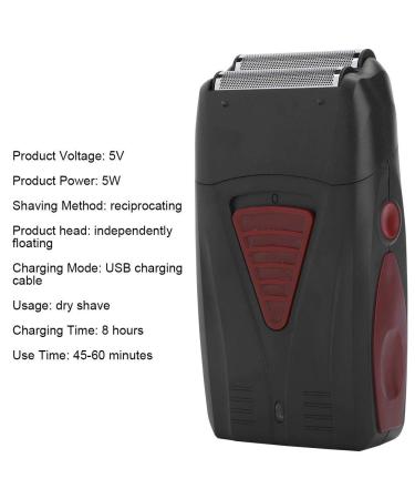 Sonew Foil Shavers for Men - Electric USB Hair Trimmer & Beard Clippers - Washable Design (Black) - International Shipping Available - Buy Online on GoSupps.com