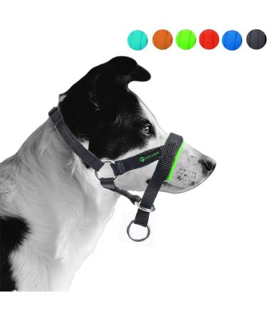 ILEPARK Adjustable Dog Halter - Padded Fabric Anti-Pull Collar for Dogs (Large Pink) - Ideal for Comfortable Walks - Buy Online on GoSupps.com