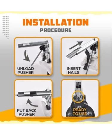 Widybord Type M Nail Ring Pliers Type M Nail Ring Pliers Type M Nail Ring Pliers Thickened for Manual Tying (M Nail +3000Clips) - Buy Online on GoSupps.com