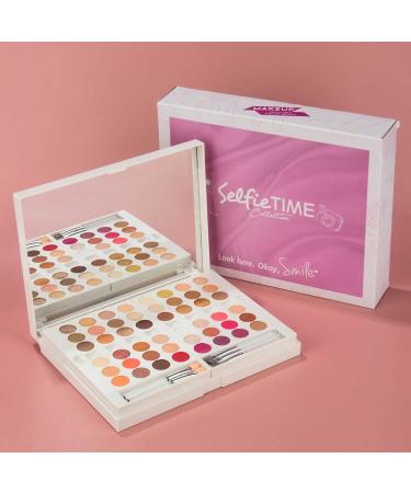 Eyeshadow Palette and Brush Set - Professional Eye Palette High Pigmented Eye Shadow | Professional Removable Makeup Palettes with Brushes & for Girls Teens Women Puchen - Buy Online on GoSupps.com