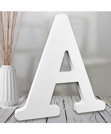 4 Inch White Wood Letters Unfinished Wood Letters for Wall Decor Decorative  