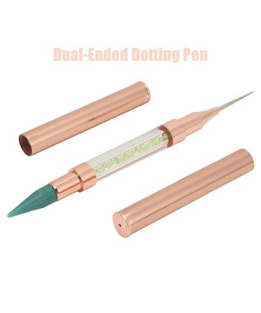Ergonomic Dotting Pen for Nail Art - Perfect for Beginners & Pros | Green Santa Claus Designs - Buy Online on GoSupps.com