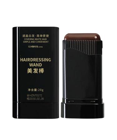 Peigne de coloration temporaire 2 en 1 pour cheveux gris | Crayon de coloration instantan r sistant l'eau et la transpiration avec peigne | Pour hommes et femmes | Id al pour le travail les