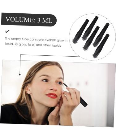 Beavorty 25 Pcs Empty Eyeliner Bottle Plastic Vials Black Mascara Makeup Tools Make up Plastic Bottle 11x1.6cmx5pcs Blackx5pcs - Buy Online on GoSupps.com