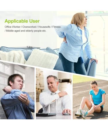 AUVON Dual Channel TENS Unit Muscle Stimulator Machine - 20 Modes, 2 x 4 Electrode Pads - Buy Online on GoSupps.com