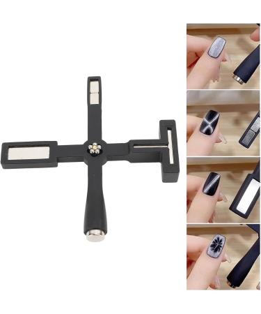 Sonew Multifunction Nail Magnet Pens 5 in 1 Nail Magnet Tool for Cat Eye Gel Nail Polish Nail Polish Magnetic Stick for Cat Eye Nail Art Design DIY Home Manicure - Buy Online on GoSupps.com