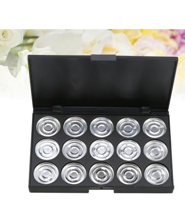 SOESFOUFU 15 Empty Eyeshadow Palette Empty Eyeshadow Case Empty Cosmetic Travel Cosmetic Case Silver - Buy Online on GoSupps.com