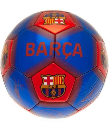 Buy Barcelona FC Signature Football - Sky Blue/Red (One Size) | International Shipping Available - Buy Online on GoSupps.com