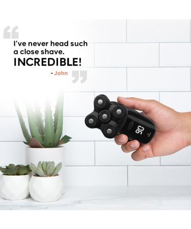 Buy Groomie Cordless Bald Head Shaver for Men - BaldiePro Grooming Kit with SmoothShave Blade 2.0 Cleaning Brush & Charger - International Shipping Available - Buy Online on GoSupps.com