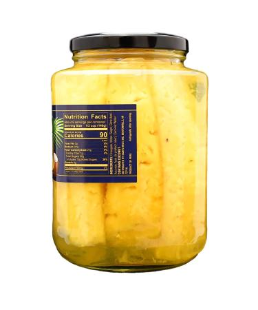 Member's Mark Pineapple Spears in Coconut Water - 2.6lb (42oz) Pack of 1 - Buy Online on GoSupps.com