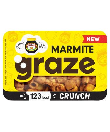Graze Healthy Snacks - Marmite Crunchy Mixed Snack Vegan friendly 28g