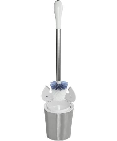 OXO Good Grips Stainless Steel Toilet Brush with Canister - 19 Height - Durable Steel Brush - Easy to Clean - Bathroom Accessory - Buy Online on GoSupps.com