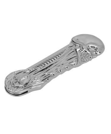 Buy Foldable Zinc Alloy Hair Comb - Anti-Static Portable & Multifunctional for Hair & Beard (Silver) - International Shipping Available - Buy Online on GoSupps.com