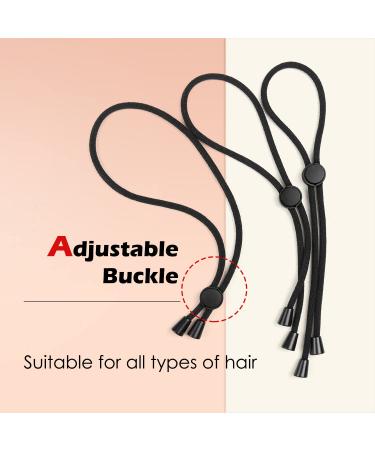 5Pcs Adjustable Hair Tie Puff Cuff for Black Women | Curly Hair Accessories | Afro Loc Puff Hair Tie Set - Buy Online on GoSupps.com