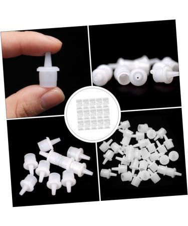 100pcs Glue Replacement Bottle Stoppers | Precision Plug White for Crafts & DIY | International Shipping Available - Buy Online on GoSupps.com