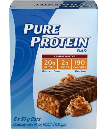 Pure Protein Bars Gluten Free Snack Bars Chocolate Peanut Butter 50 gram 6 Count & Bars Gluten Free Snack Bar Birthday Cake 50 gram 6 count - Buy Online on GoSupps.com