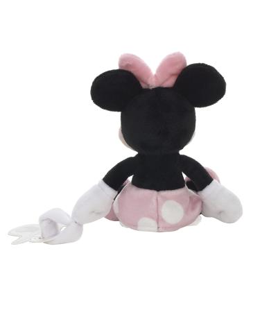 Buy Disney Minnie Mouse Plush Stuffed Animal & Pacifier Buddy - White Pink Black Polka Dot Skirt - International Shipping Available! - Buy Online on GoSupps.com
