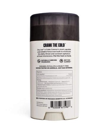 Duke Cannon Dry Ice Cooling Anti-perspirant 2.6 Oz - Peppermint & Menthol Eucalyptus for Men - Buy Online on GoSupps.com