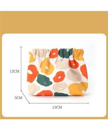 Gastoner Shrapnel Print Mini Lipstick Bag - Squeeze Top Makeup Pouch for Lipstick, Earphone, Jewelry - Buy Online on GoSupps.com