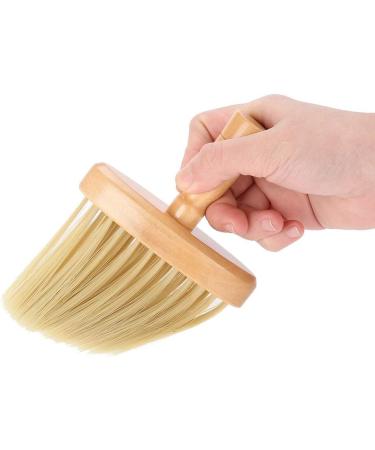 Neck Duster Brush Neck Brush Barber Neck Face Duster Brush Salon Hair Cleaning Wooden Sweep Brush Hair Cut Hairdressing Tool Cut Neck Brush Barber - Buy Online on GoSupps.com