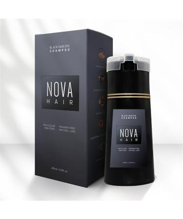 Nova Hair Color Shampoo NovaHair Instant Hair Color Shampoo 3 in 1 Hair Color Shampoo Hair Coloring for Gray Hair Long Lasting Hair Color Shampoo (Light Brown) - Buy Online on GoSupps.com