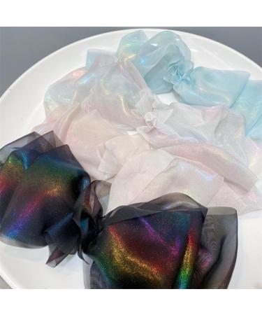 Women's Hair Clip with Colour Gradient Bow Large Girls' Hair Accessories Elegant Bow Hairpin French Fabric Hair Clips for Women Hair Pins with Bow Hair Bow for Women Champagne champagner - Buy Online on GoSupps.com