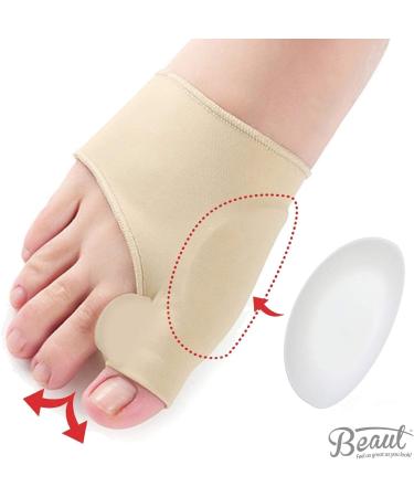 Bunion Corrector and Orthopedic Hallux Valgus Relief Splint with Gel Pads Sleeves Brace - Toe Stretcher Guard for Men and Women, Large Size - Buy Online on GoSupps.com