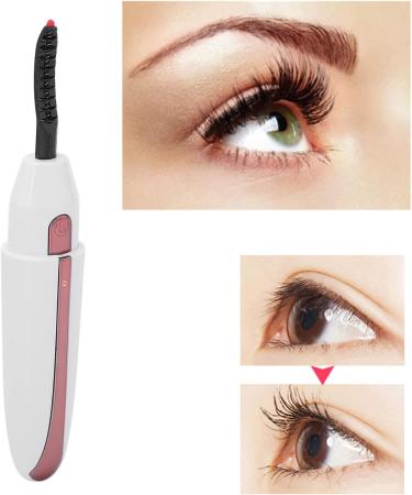 Verdant Touch Electric Lash Curling Tool Electric Heated Eyelash Curler USB Rechargeable Quick Curling Tool Natural Long-Lasting Lashes Curler for Girls White - Buy Online on GoSupps.com
