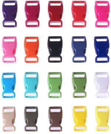 Buy Hongci 101ft Rainbow Paracord Rope + 30 Mini Buckles - Durable Nylon for Bracelets & Outdoor Use - Buy Online on GoSupps.com