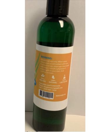 DREGLO 100% Organic Hair Oil Blend - 8 Oz | Hemp, Neem, Jamaican Black Castor, Vitamin E & Ginger Oil | For Natural Hair Types & Scalp Issues - Buy Online on GoSupps.com
