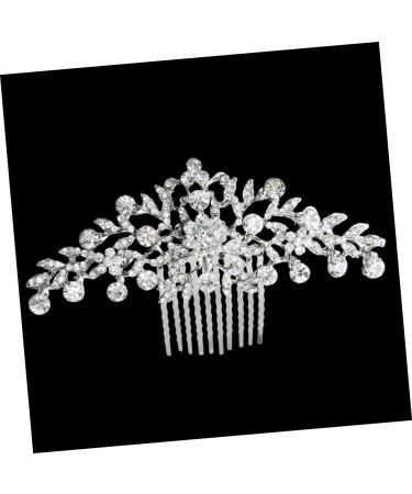 Housoutil Wedding Hair Accessories Bridal Hair Comb Women's Hair Comb Hair Comb Headpiece Tiara Combs Crystal Ab Rhinestones Headwear Women Headpiece Rhinestone Comb Vintage Headgear Diamond - Buy Online on GoSupps.com