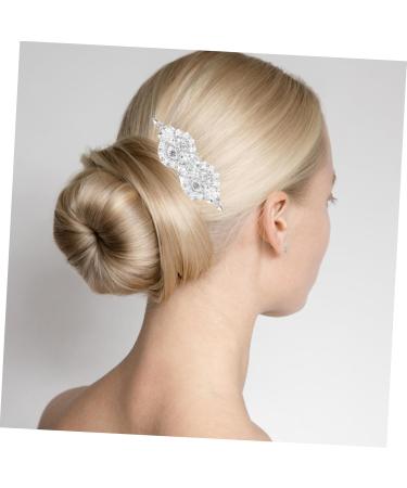 GLSTOY Pearl Comb Girl Headpiece Flower Hair Accessories Rhinestone Hair Comb Hair Accessories for Women Bride Hairpin Decorative Hair Combs Rhinestone Side Comb Bridal Hair Comb - Buy Online on GoSupps.com