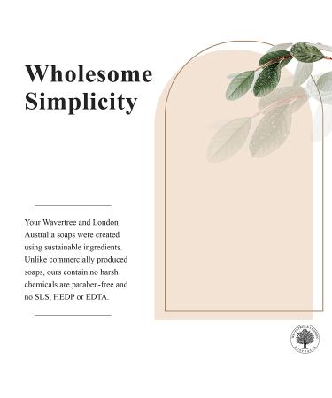 Wavertree & London English Rose 7oz Moisturizing Natural Soap Bar with Shea Butter - Set of 2 | French-Milled - Buy Online on GoSupps.com