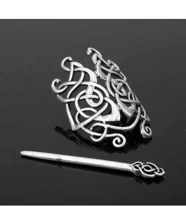 Lurrose 2pcs Vintage Celtic Hairpins - Alloy Hair Stick Clips & Viking Hair Accessories for Women & Girls | International Shipping Available - Buy Online on GoSupps.com