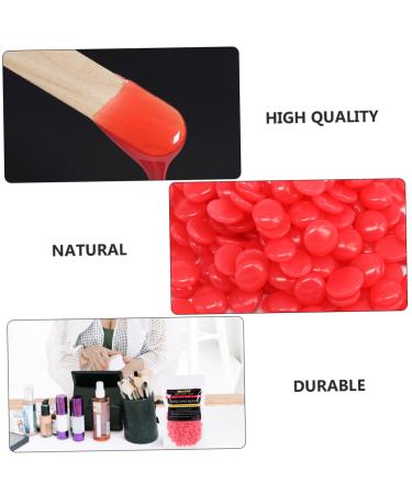 Healeved Depilatory Beeswax Beans - 2 Piece Hard Wax Pearls for Hair Removal - Facial & Body Waxing - 1 Pack Red - Home Hair Remover Tools - Buy Online on GoSupps.com