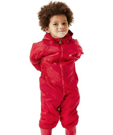 Regatta Kids Splosh III Waterproof Puddle Suit - Pepper - 2-3 Years - Buy Online on GoSupps.com