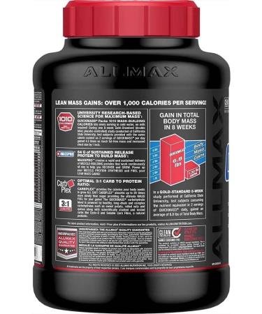 Allmax Quickmass Vanilla 6 LB - Premium Mass Gainer for Muscle Growth | International Shipping Available - Buy Online on GoSupps.com