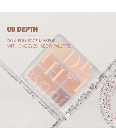 Espoir Real Eye Palette 9 Depth - Long-Lasting 7 Color Eyeshadow Palette for Base and Cheeks Makeup | Warm, Cool, Neutrals - Korean Beauty - Buy Online on GoSupps.com